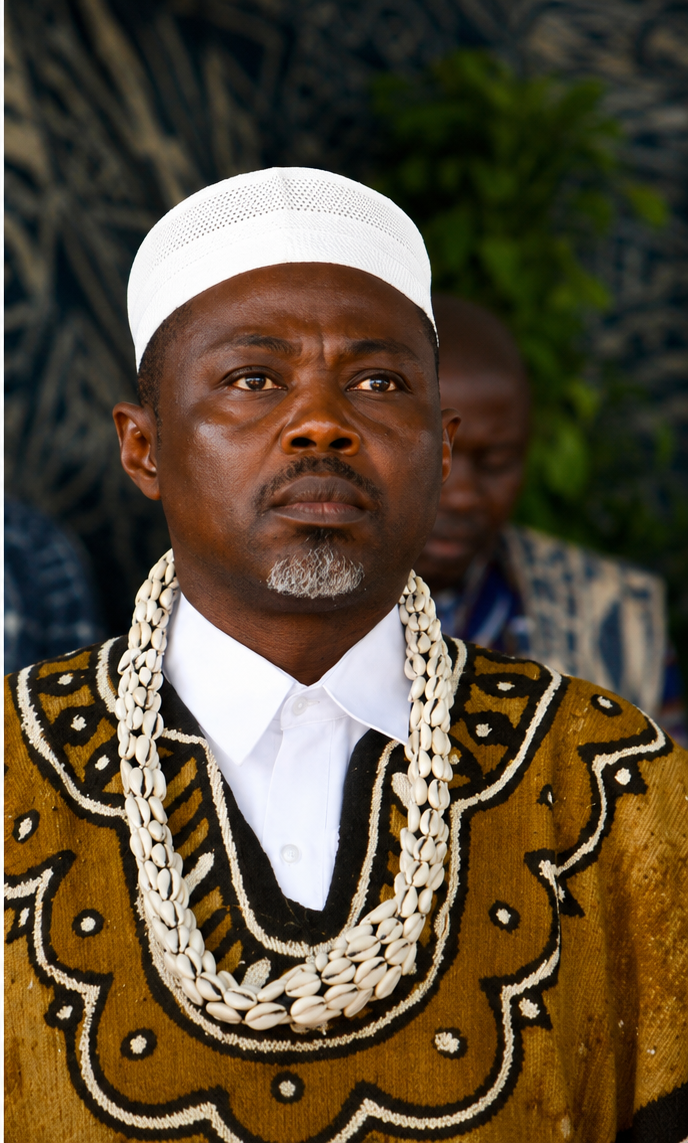Portrait of His Majesty Fô Tàkûkǎm Jean-Raymond, King of Baméka of PMSA